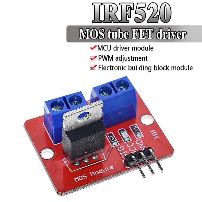 1PCS/4PCS 0-24V Top Mosfet Button IRF520 MOS Driver Module For Arduino MCU ARM Raspberry pi