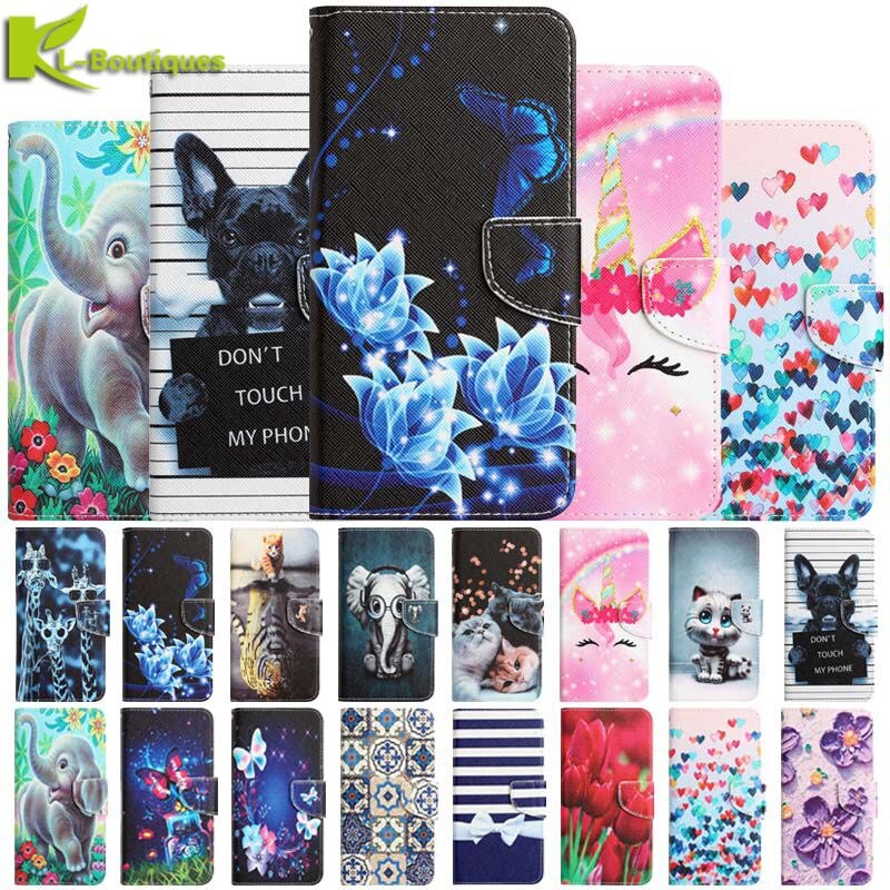 For iPhone 14 Pro Max Case Leather Elephant Painted Flip Phone Case on For Coque iPhone 14 Pro Max 14 Plus 14ProMax Wallet Cover