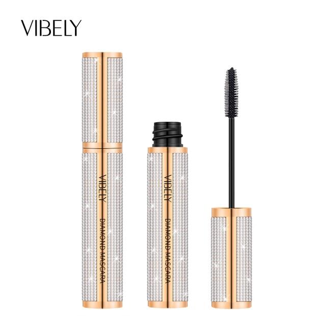 VIBELY 4D Silk Fiber Eye Lash Mascara Extension Effect False Eyelash Waterproof Lengthening Mascara Extra Volume Bulklash Makeup