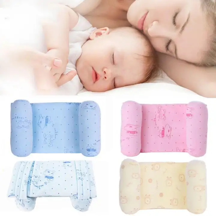 Newborn Infant Baby Pillows Toddler Kids Boy Girl Safe Cotton Anti