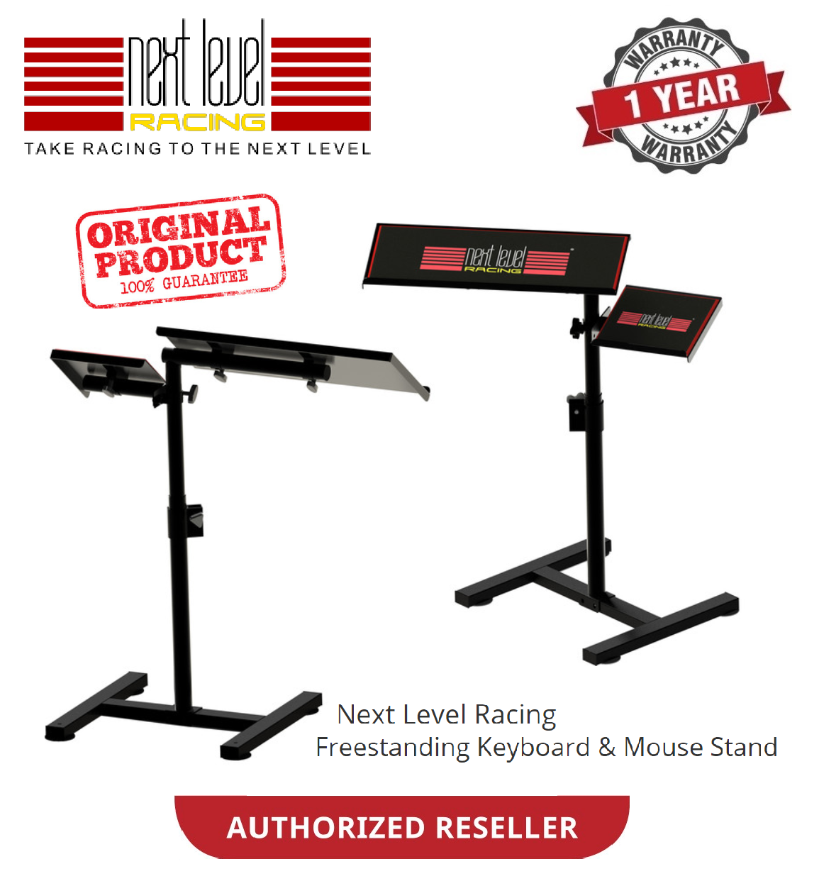 NEXT LEVEL RACING Free Standing Keyboard & Mouse Tray NLRA012 Lazada