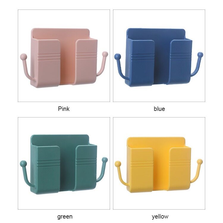 Multifunctional Wall Mounted Storage Box With Remote Control Mobile Phone Charging Storage Box Wall Mounted Storage Box