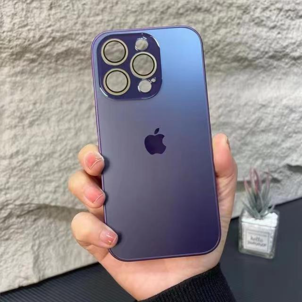 Mạ sang trọng viền mờ Ốp điện thoại cho Iphone 14 13 12 11 Pro Max 14 Plus 13 14 Pro Max bảo vệ máy ảnh mặt sau cứng bằng nhựa PC Bìa