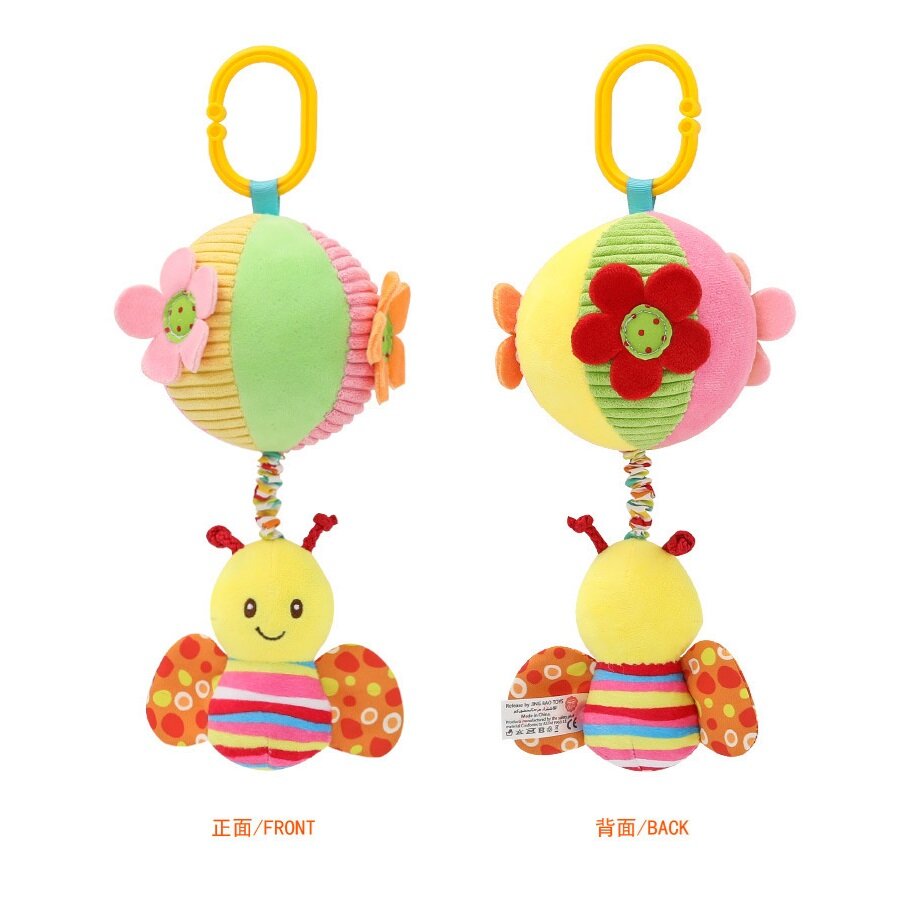 Happy Monkey Child Musical Plush Toys Baby Stroller Hanging Soft