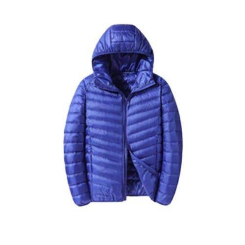 Uniqlo style men 39;s ultra light short hooded down jacket packable long-sleeve full-zip puffer jacket m-5xl