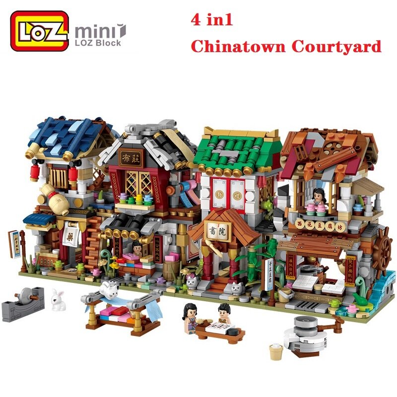 LOZ Mini Building Blocks Chinatown 