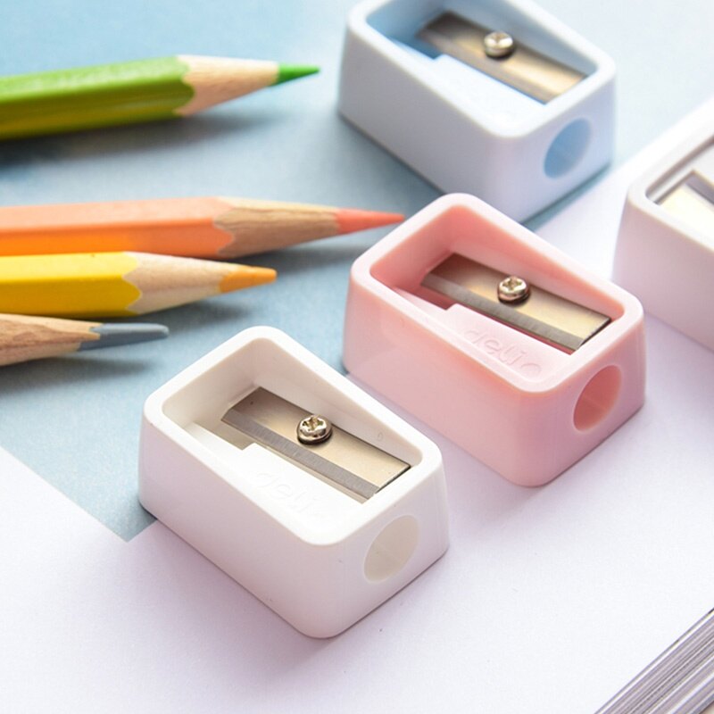 1 Chiếc Deli 0594 Mini Đơn Giản Gọt Bút Chì Màu Ngẫu Nhiên