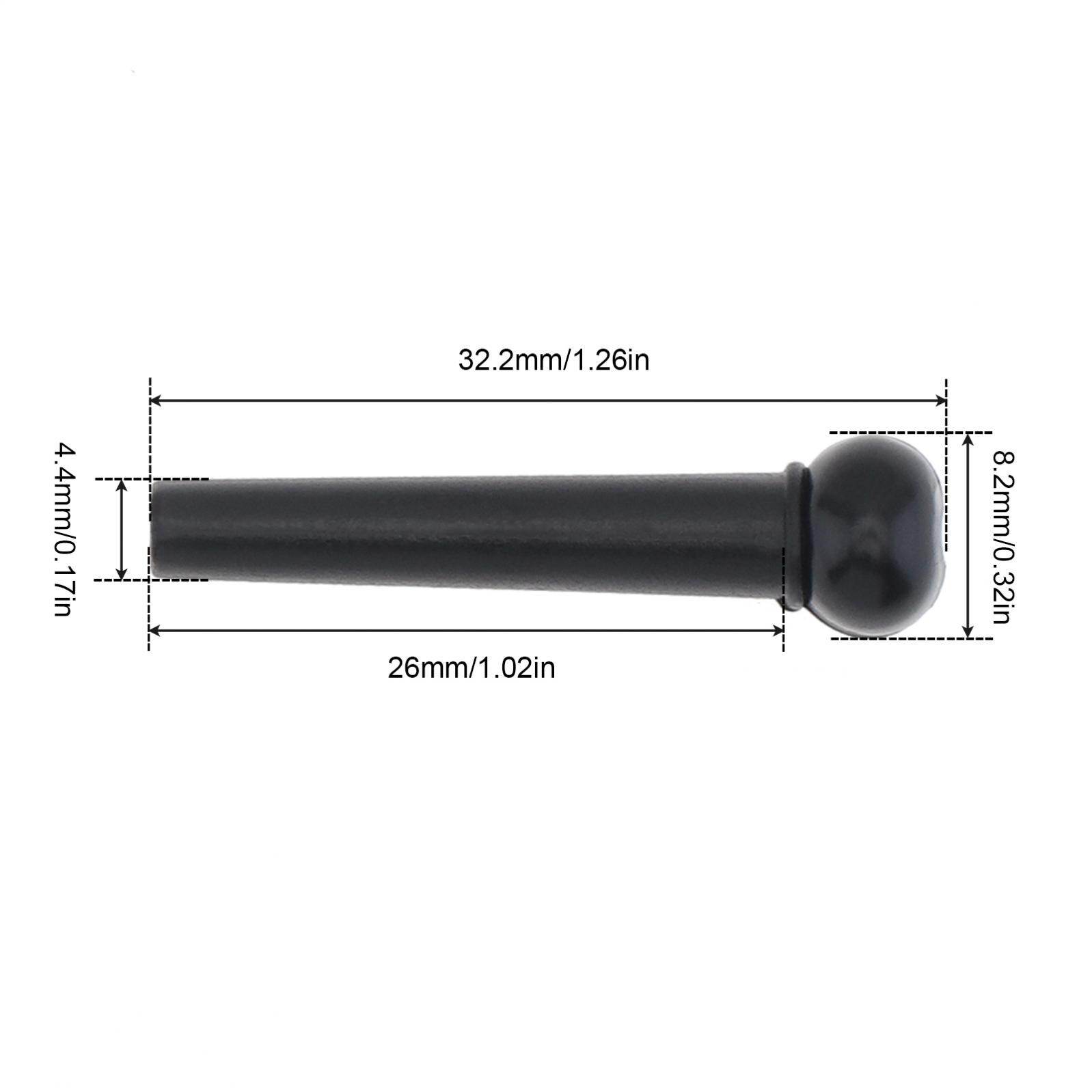 Slade 6 cái/Bộ chốt giữ dây đàn guitar acoustic ABS cây đàn guitar cầu pin cho dây