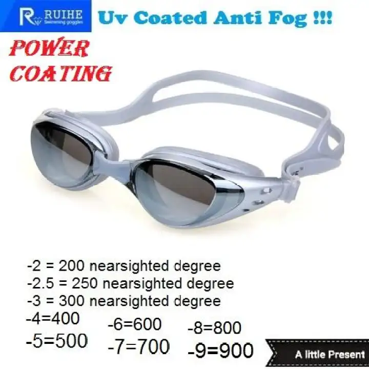 nearsighted swimming goggles