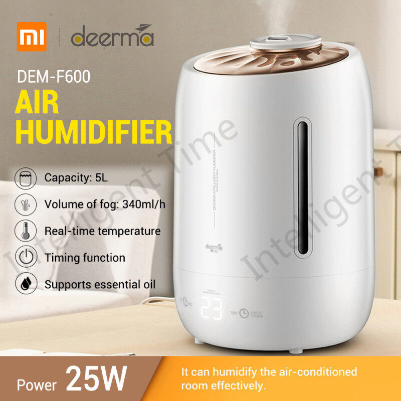 Deerma DEM - F628 / F600 / F426 / F628S / F323 Large Capacity Cool Mist Mute Air Humidifier air purifier aromatherapy diffuser Household Singapore