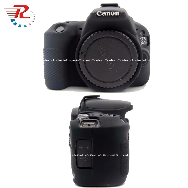 Silicone Rubber Camera Body Case Cover For Canon EOS 200D Mark II