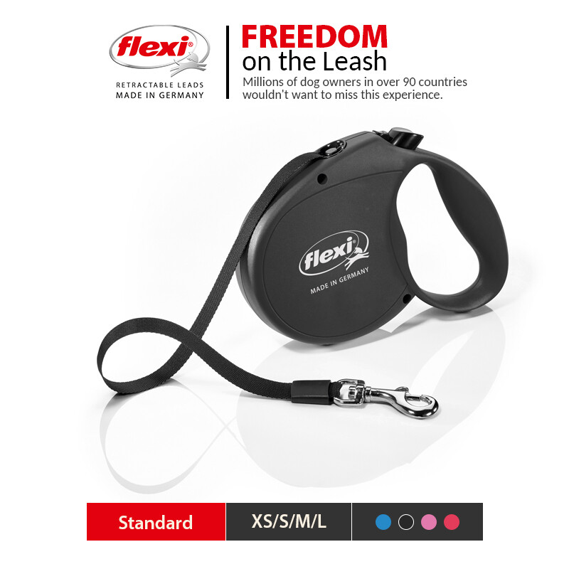 Flexi Standard Retractable Dog Leash Basic Entry-Level Model High