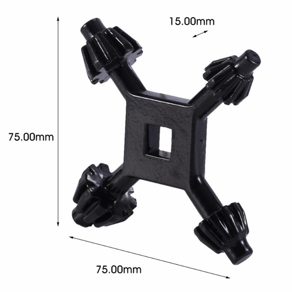 pcbfun 1Pcs 4 In 1 Multi-function Universal Chuck Key Drill Drilling Holder Spanner Ratchet Socket Ring Combination Grip Star Wrench