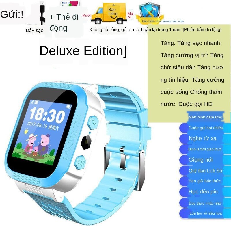 Nơi bán Đồng Hồ Điện Thoại Thông Minh Cho Trẻ Em Độ Sâu Thiên Tài Của Hình Ảnh Không Thấm Nước Của Học Sinh Tiểu Học Và Trung Học Đến Sự An Toàn Của Đồng Hồ Điện Thoại GPS