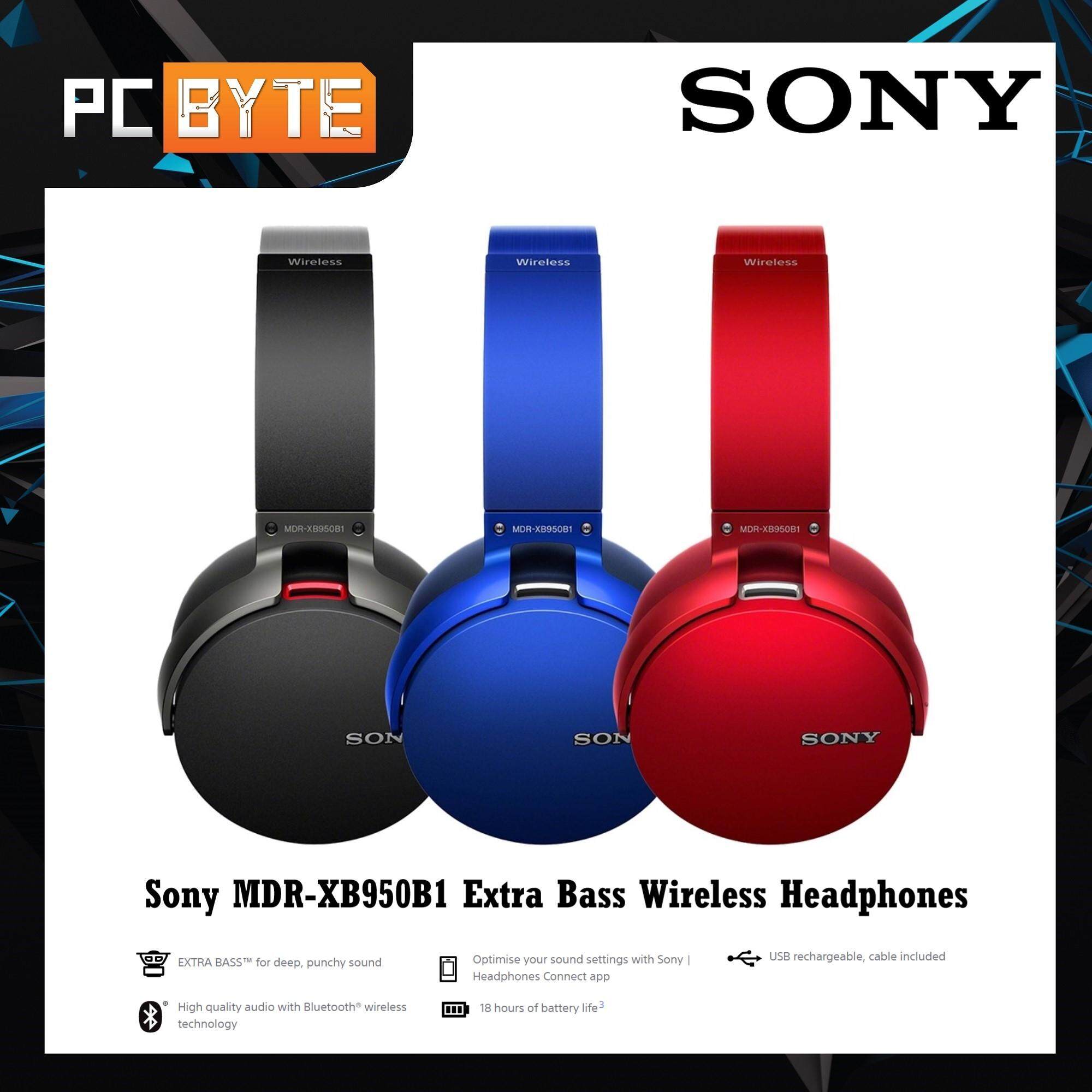 Sony MDR-XB950B1 EXTRA hotsell BASS Wireless Bluetooth Headphones