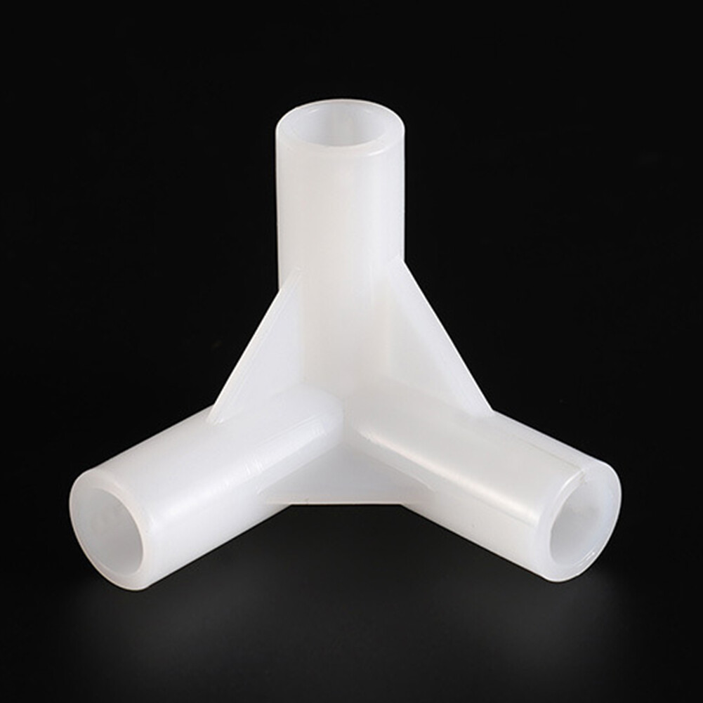 Mamie 3 chiều 8mm TEE lắp góc PE nhựa góc phải TEE góc kết nối