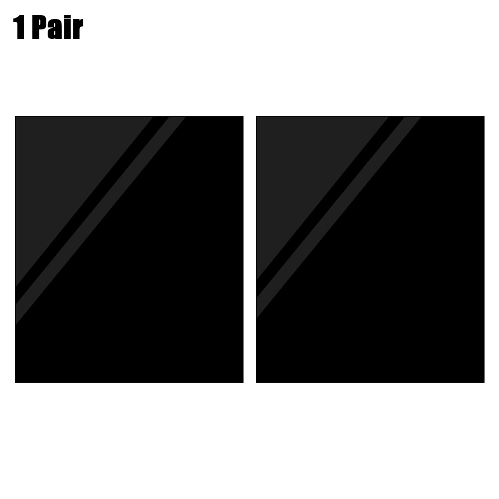 2Pcs Car Sunshade Stickers Static Electrostatic Window Sunshading Sticker Sun Block Auto Rear