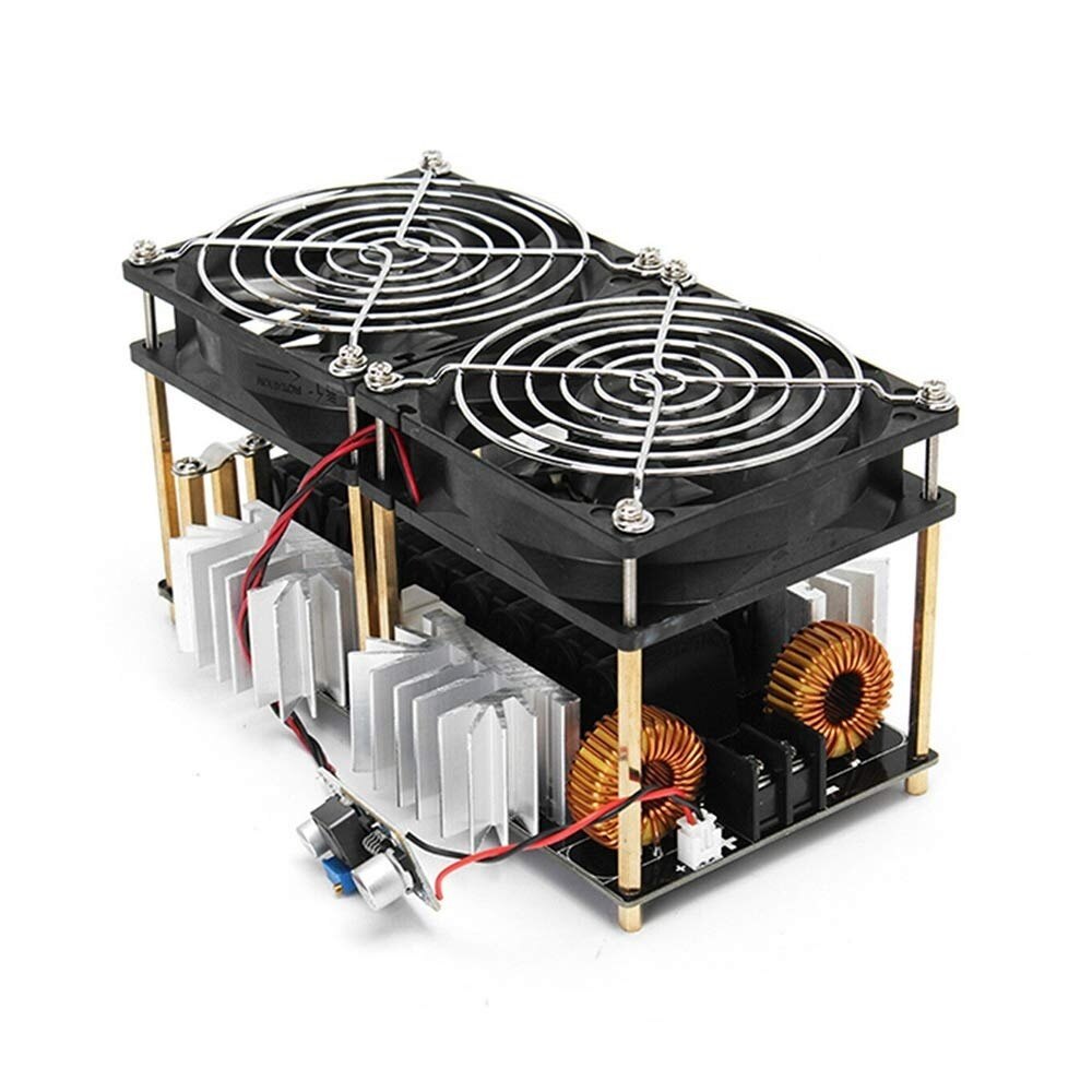 Mô-đun Sưởi Ấm Cảm Ứng 1800W Bảng Sưởi Ấm Cảm Ứng Điện Áp Thấp ZVS 12V-48V Bộ Điều Khiển Flyback Bộ Làm Nóng Mô-đun Máy Tự Làm