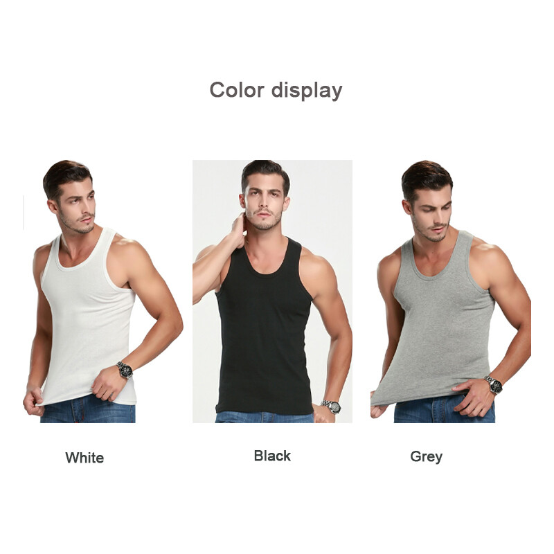 SUPEEON丨Áo Ba Lỗ Thể Thao Nam Mùa Hè Thoáng Khí Dáng Ôm Màu Trơn Áo Nỉ Không Tay Vải Kéo Thoải Mái Khi Mặc