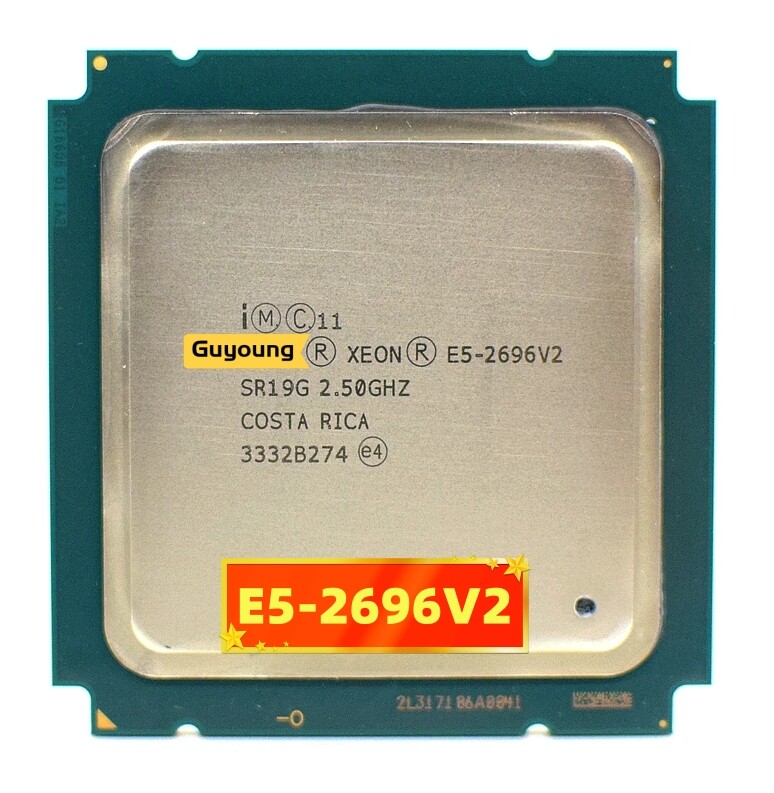 Xeon e5 2696 v2 e5 2696v2 e5-2696 v2 e5-2696v2 2.5ghz 12 core 24-thread cpu processor 30m 115w lga 2011