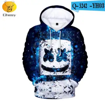 marshmello face sweatshirt