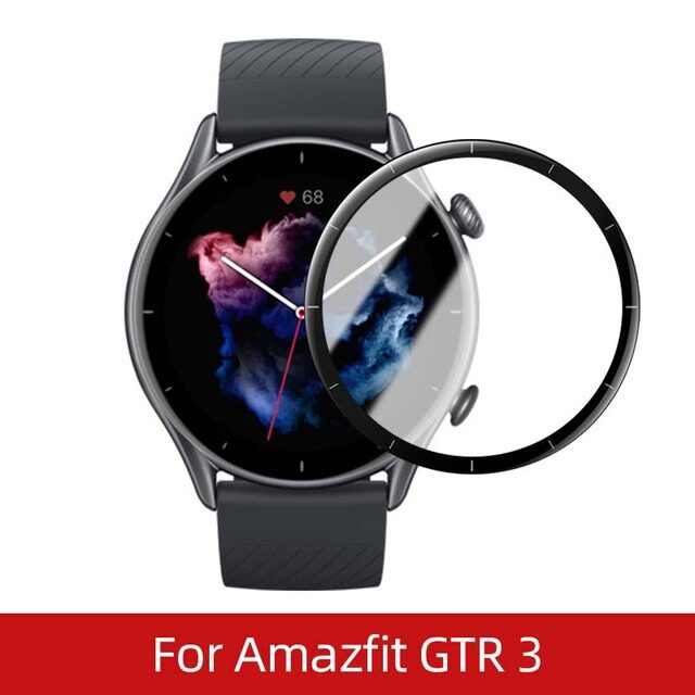 3d pmma screen protector full coverage for huami amazfit watch gtr 3 /gtr3 pro