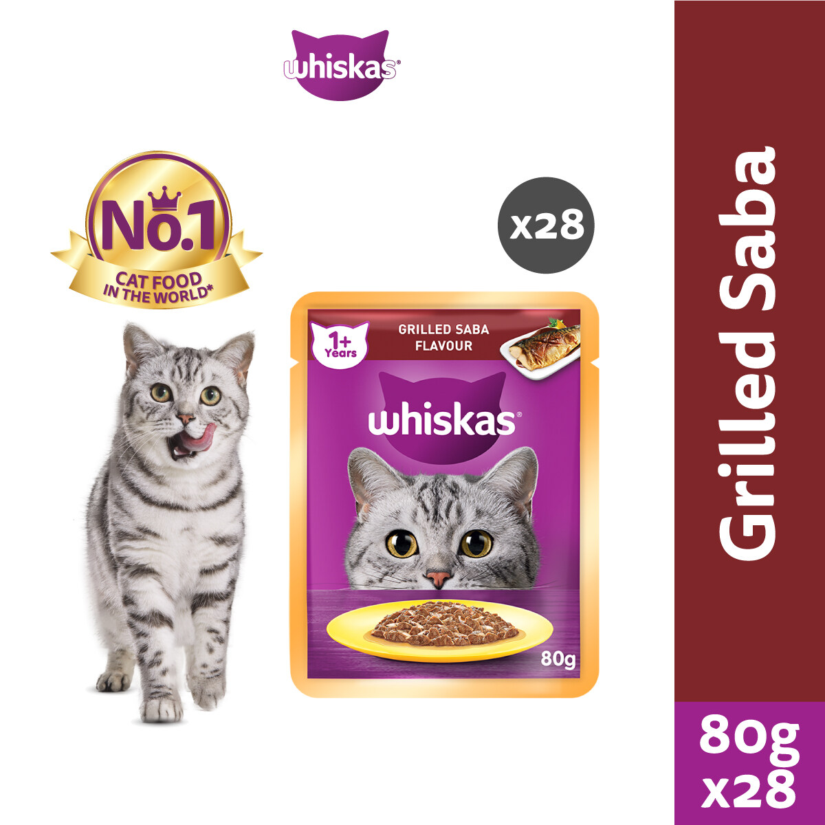 Whiskas hotsell grilled saba