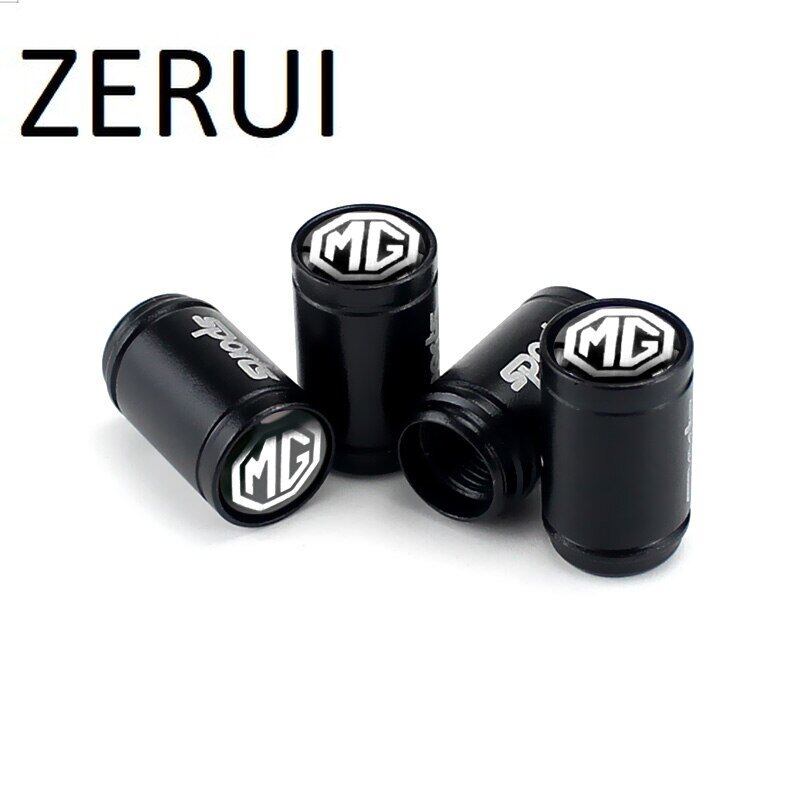 ZR FOR 4pcs Car Wheel Tire Cover Styling for MG Logo Morris Garage MG3 MG5 MG6 MG7 TF ZR MG ZS GS GT Matte Auto Valve Stem Caps Accessories