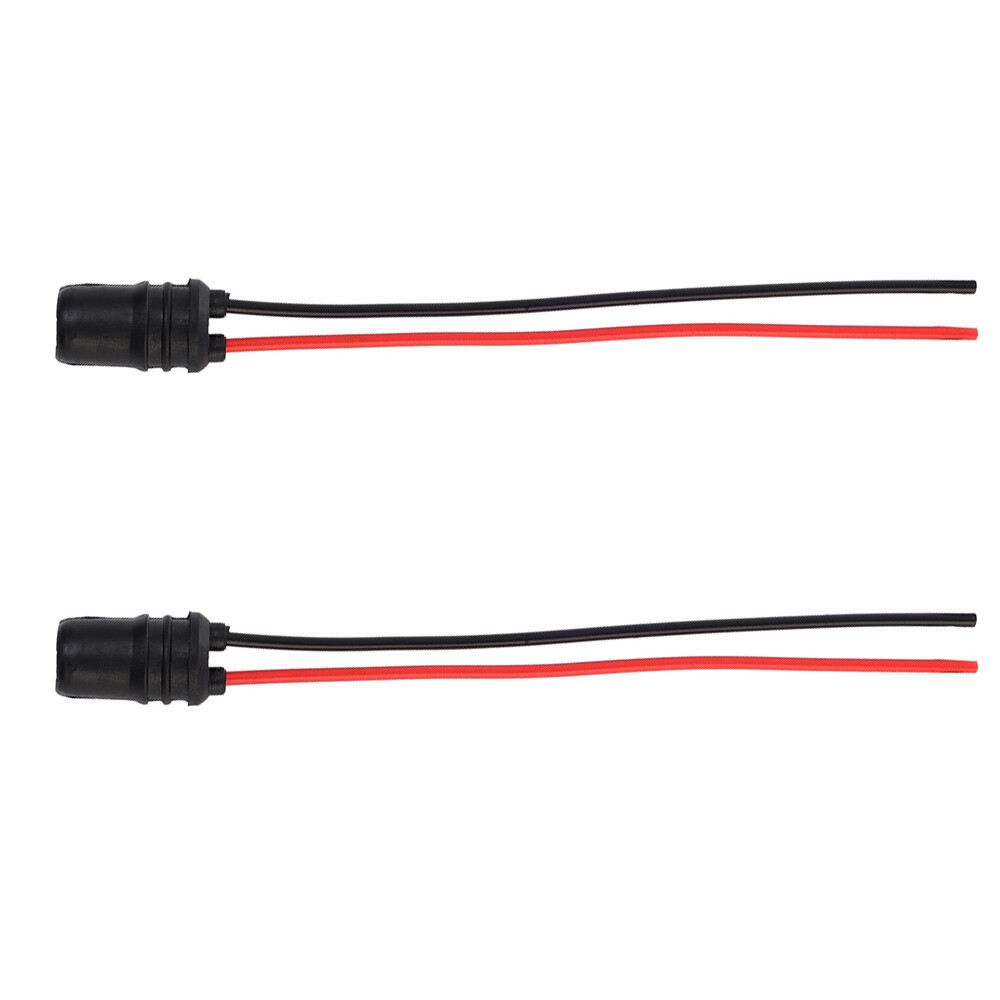 5PCS Car T10 Round Socket W5W Soft Bulb Holder Adapters Cable LED Bulb Connector Socket Wedge Base Light Instrument Light Bulb Plug