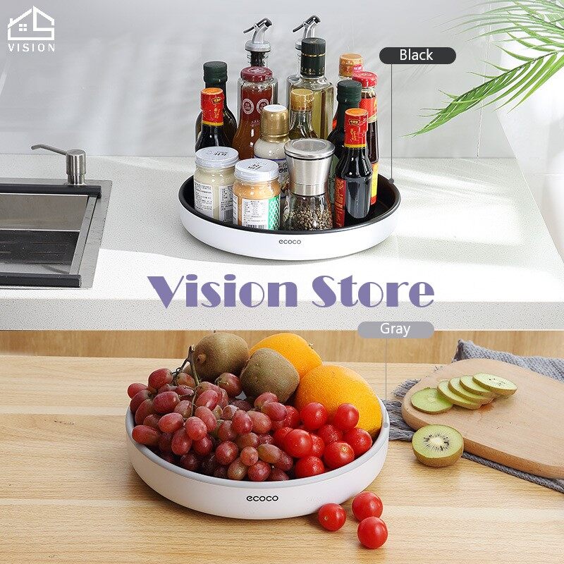 Giá Để Gia Vị Xoay 360 ° Gia Vị Nhà Bếp Kệ Khay Xoay Đựng Chai Gia Vị Đa Năng Hộ Gia Đình Tủ Lưu Trữ Phòng Tắm Bàn Xoay Kệ