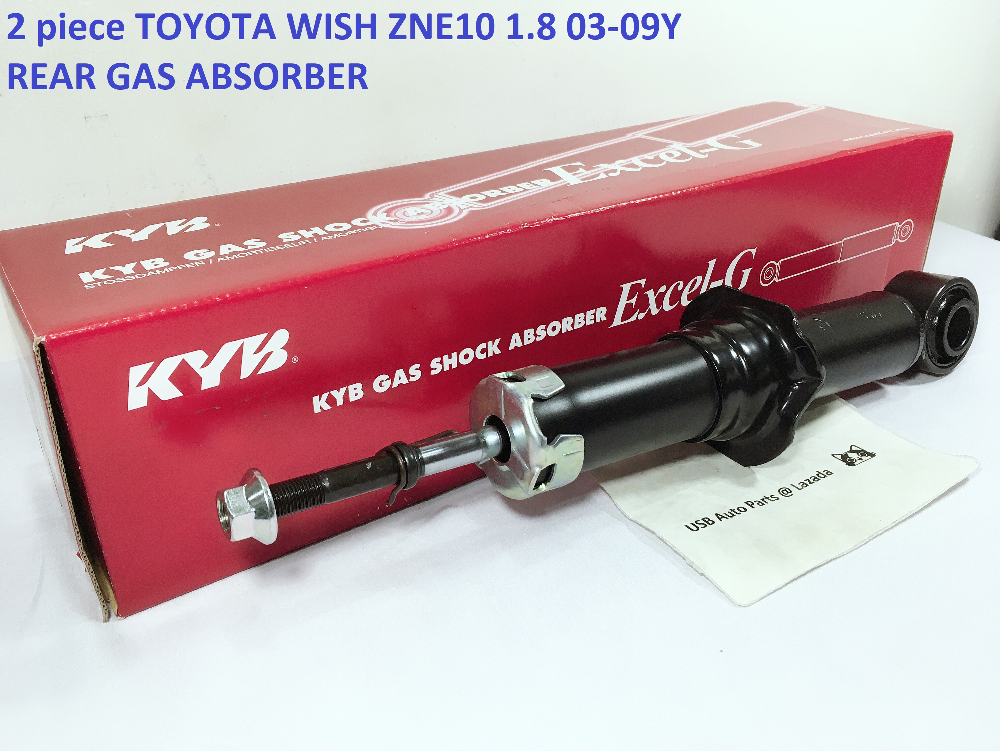 Toyota Wish Zne10 1 8 03 09y Rear Gas Absorber Set Kyb Kayaba 342m049 Lazada