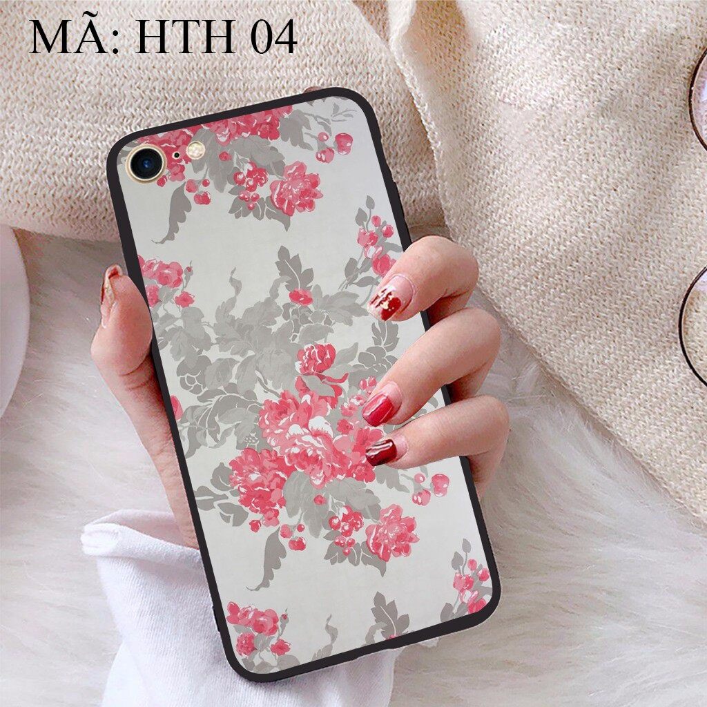 Ốp lưng iPhone 7 viền dẻo TPU BST Hoạ Tiết Hoa