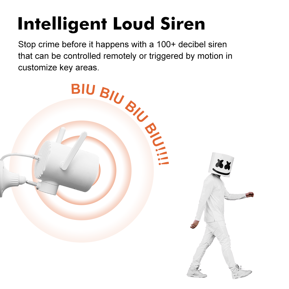 Imilab Ec3 Smart Camera Outdoor Ptz 270 Waterproof Ip66 Hd 1080p Infrared Night Vision Dual Antenna Wifi Signal Xiaomi Home App Lazada Indonesia