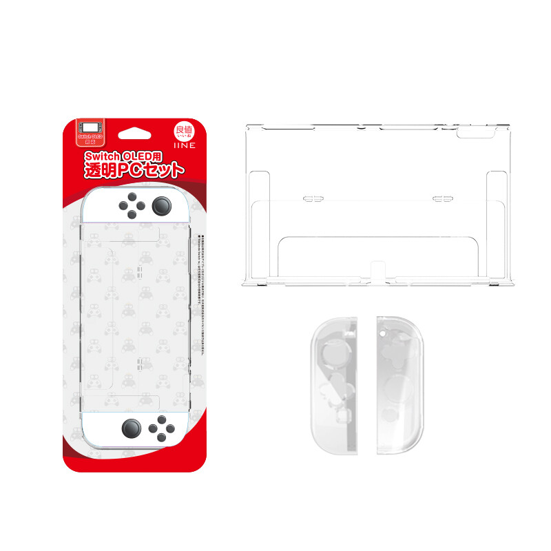 IINE Switch Shockproof TPU Case Cover Console Protective Case Compatible Nintendo Switch OLED