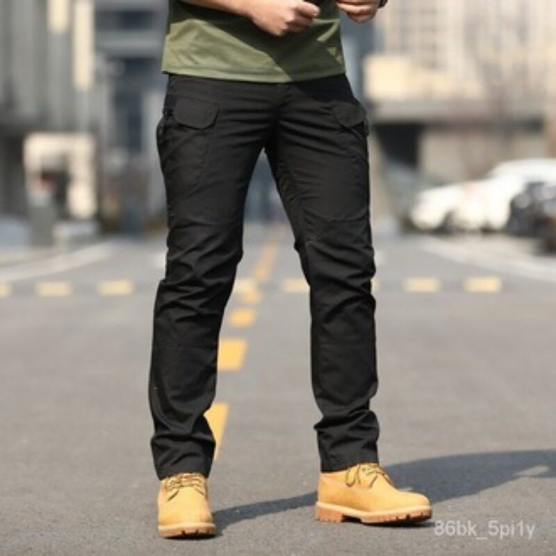 IX7/IX9 Men's Tactical Pants Waterproof Training Trousers Outdoor Leisure Cargo Pants Durable Working Pants S-3XL