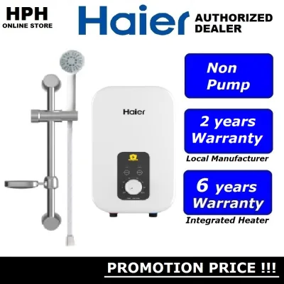 MIDEA WATER HEATER MWH-38Q COLOR (WHITE & GREY) / HAIER Non-Pump Water Heater EI36M1【NEW MODEL MWH-38P5】