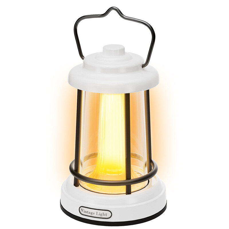 Outdoor multi-function 8000mAH large-capacity retro camping lights 7 color mode IPX 5 waterproof led tent horse lights waterproof long battery life