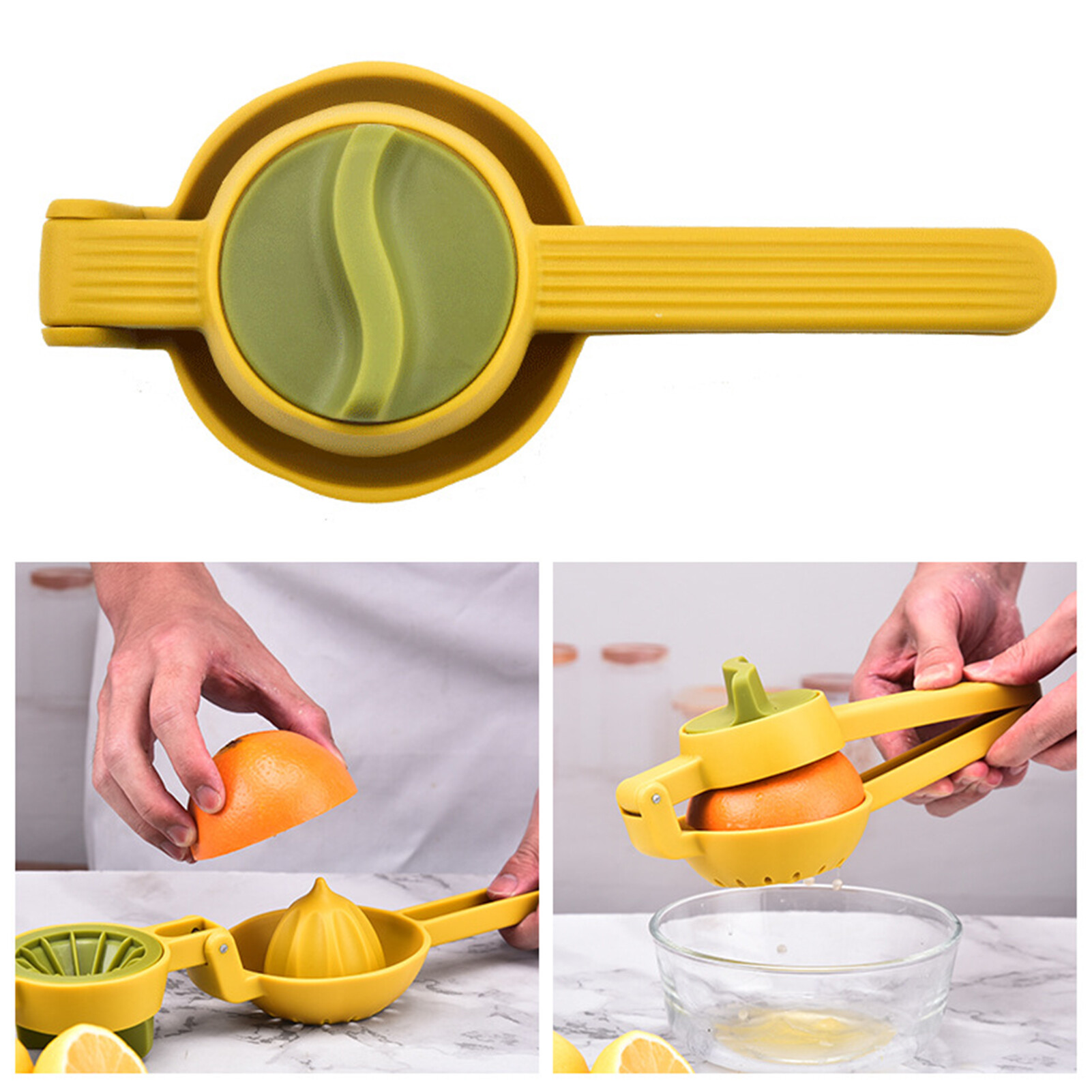 Lemon Juicer Ergonomic Handle Handheld Rotatable Multifunction Fruit Manual Juicer Orange Lemon Squeezer Kitchen Accessories Orange Juicer Easy