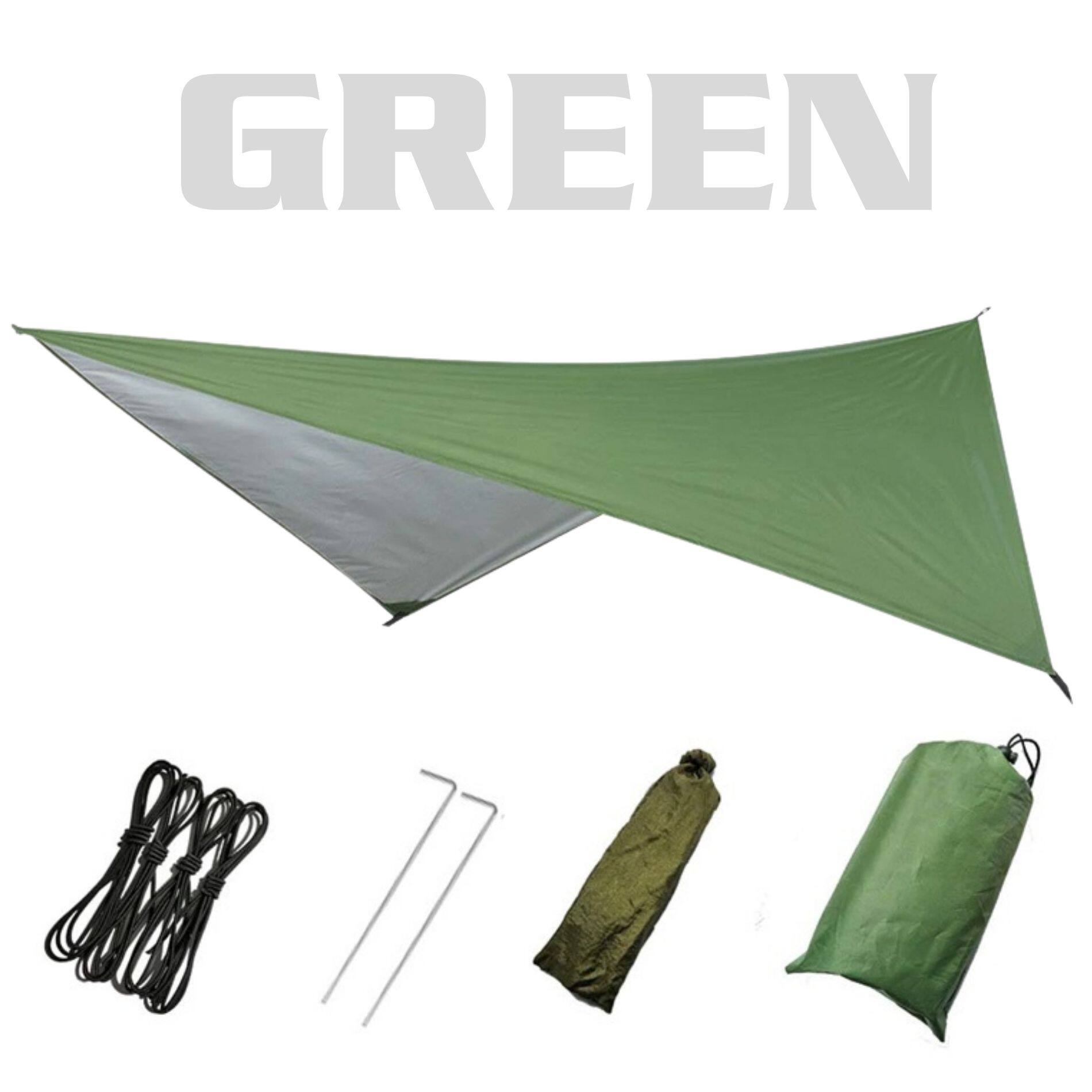 230cm x 140cm Camping Tent Tarp Flysheet Waterproof Groundsheet Floor ...