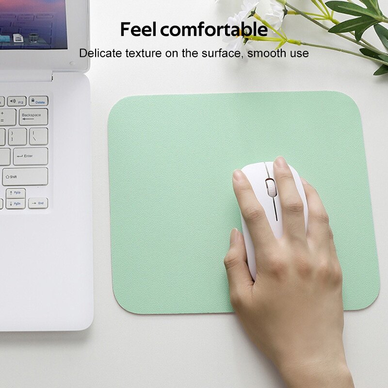 【Ready Stock】Double Side PU Leather Desk Pad Waterproof Mouse Keyboard Pad Table Mat Portable Games Mouse Pad