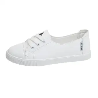 white low top shoes