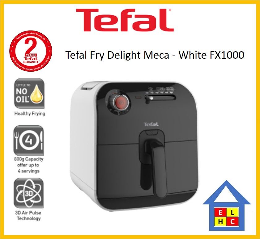 Tefal Fry Delight Air Fryer Meca White FX1000 Lazada