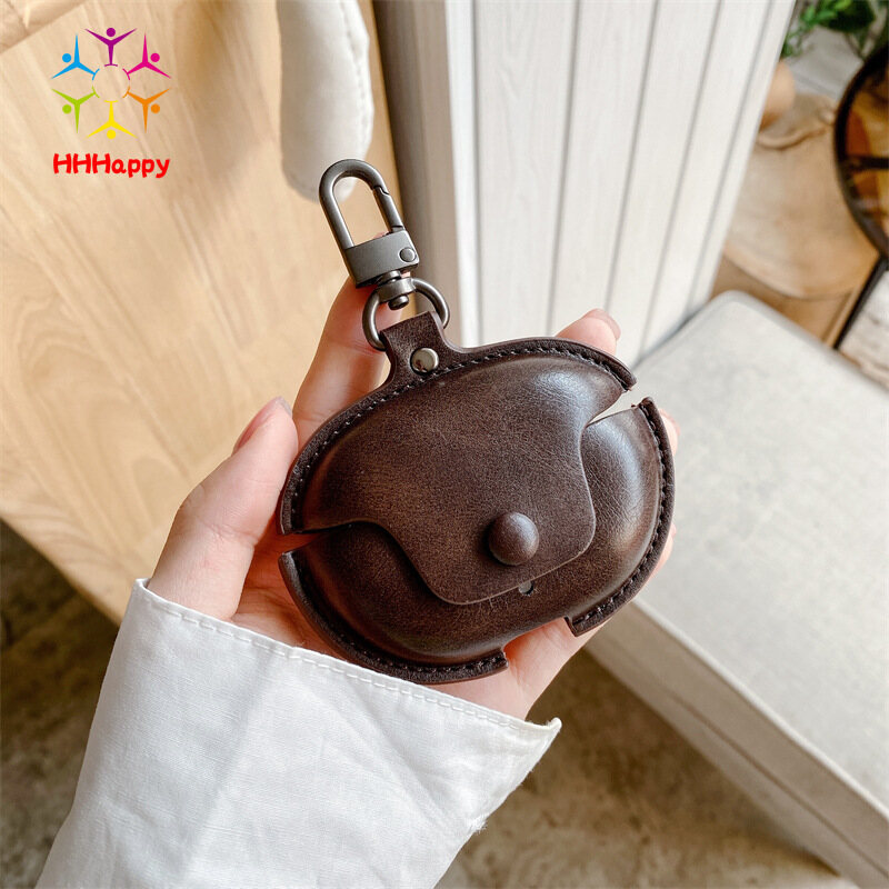 Bluetooth-compatible Headset  Case  Protective  Shell Simple Business Leather Case For Beats Studio Buds