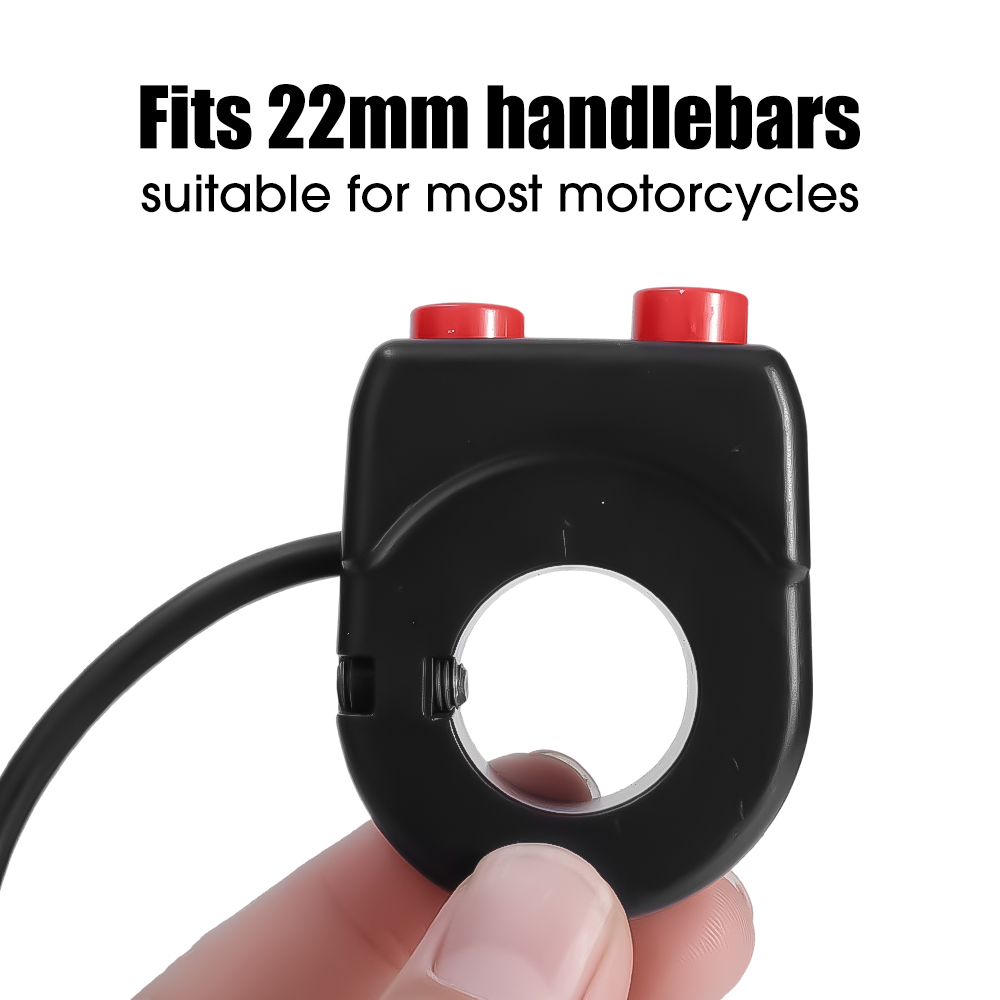 22mm Motorcycle Handlebar Horn Headlight Combination Switch Button Universal Motorcycle Switches Turn Signal Tools Accessories
