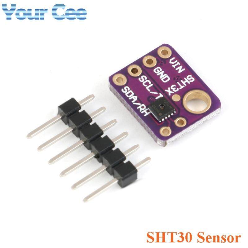 SHT30ดิจิตอลเอาต์พุตความชื้นและอุณหภูมิเซ็นเซอร์โมดูล IIC I2C อินเทอร์เฟซ3.3V GY-SHT30-D สำหรับ Arduino