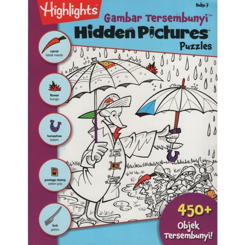 HIDDEN PICTURES PUZZLES BUKU 7 ( DWIBAHASA) Malaysia