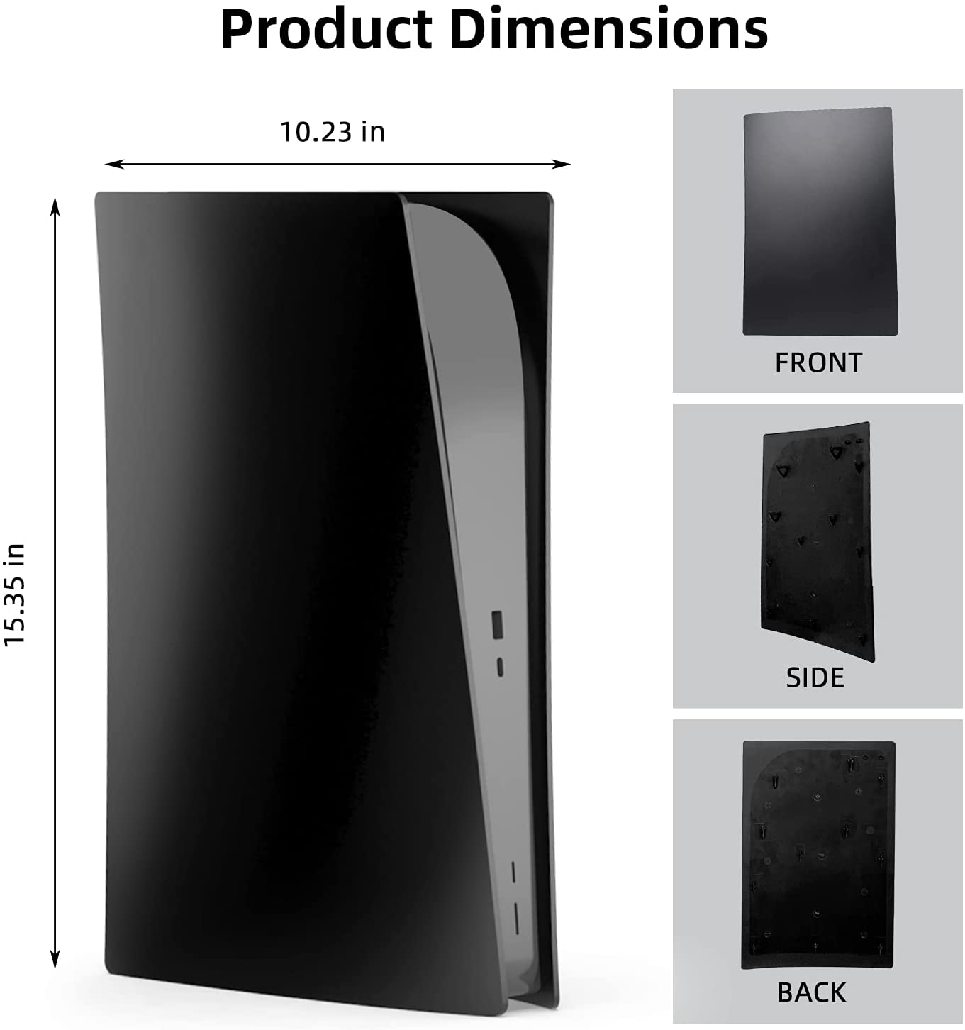 Faceplate for Ps5 Housing Shell Digital Edition Plastic Hard Plate Skin Case Replacement Dustproof for Playstation 5 Console