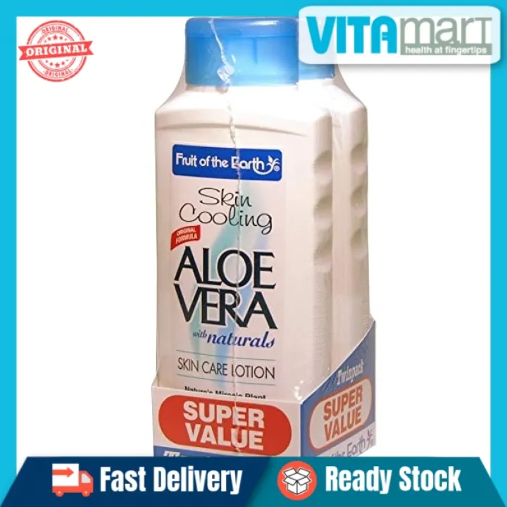 fruit of the earth skin cooling aloe vera lotion