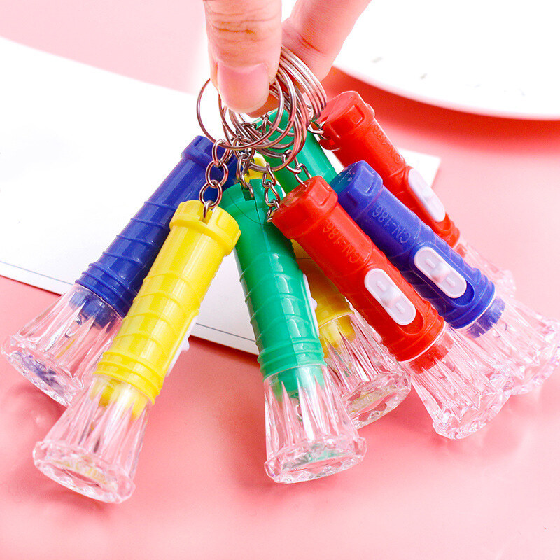 Mini Key Chain Flashlight LED Multi-Function Waterproof Outdoor Camping Emergency Flashlight