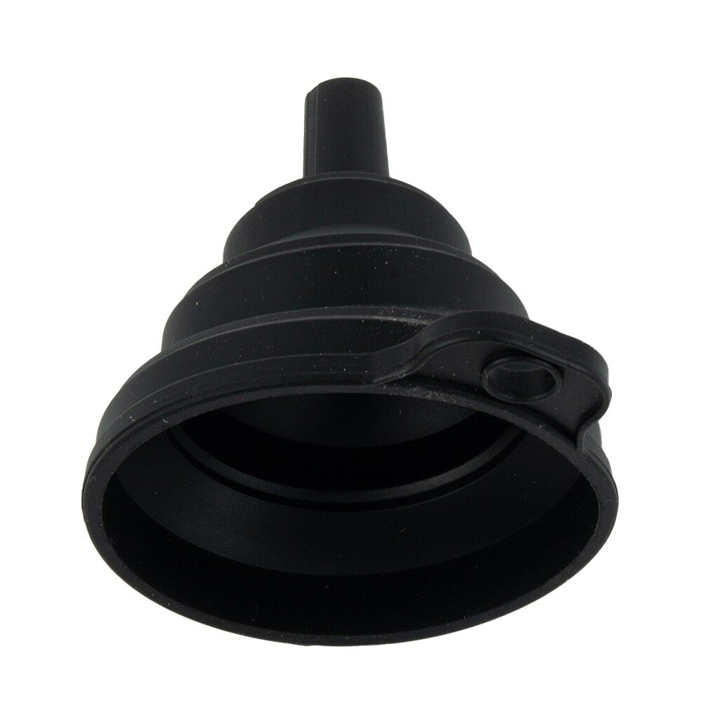 Black Collapsible Caliber 0.9cm Foldable Funnel High Quality Gasoline Diesel